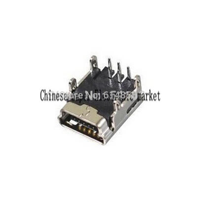 

50pcs Mini connector DIP type MINI USB 5 PIN socket 90 socket