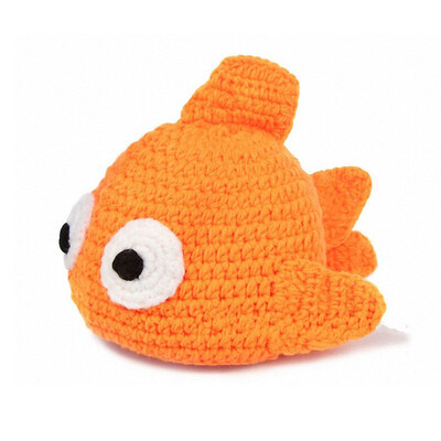 

Newborn Baby Crochet Hats Clown Fish Knit Lovely Caps Infant Handmade Cartoon Toddler Beanie