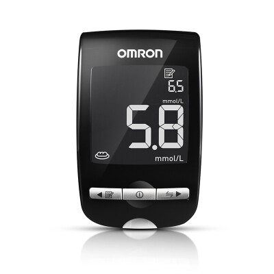

OMRON HGM-125T blood glucose meter 50 test strips 50 needles