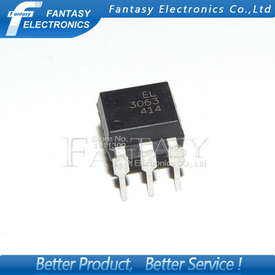 

100PCS EL3063 DIP6 MOC3063 DIP new and original IC free shipping