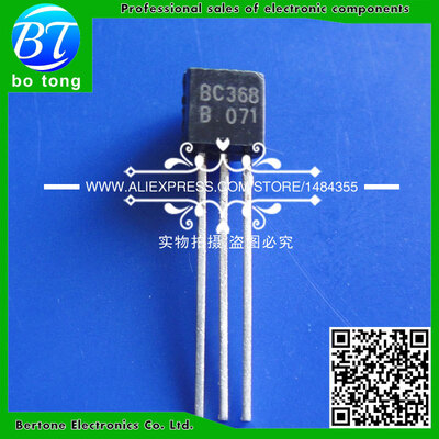 

Free shipping BC368 NPN 20V 2A TO-92 Silicon Transistors 100pcsbag Sold by bag Special sales