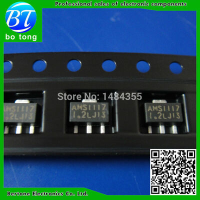 

Free Shipping 1000PCS AMS1117-1.2V AMS1117 LM1117 1117 1.2V Voltage Regulator SOT-89