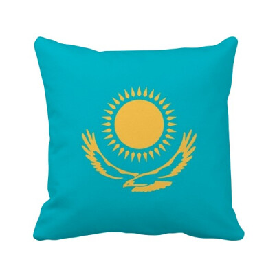 

Kazakhstan National Flag Asia Country Square Throw Pillow Insert Cushion Cover Home Sofa Decor Gift