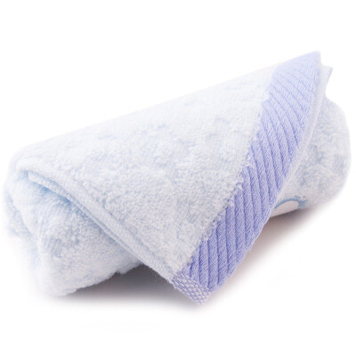 

Sanli cartoon embroidery cotton child towel light blue