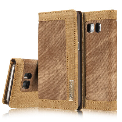 

Samsung Galaxy Note 8 Luxury Canvas Villus Vintage Multi-function Wallet Card Clip Protection Cover Stand Phone case