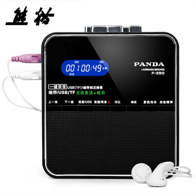 

PANDA F-382 Цифровая лента для репитера Hi-Fi U-диск MP3-литиевый рекордер (синий)
