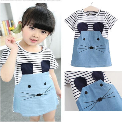 

Minnie Mouse Dress Skirt Costume Princess Girls Kids Toddlers Baby 2T-7 Mickey