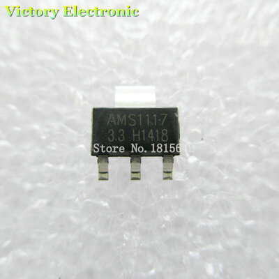 

New 50 PCS/Lot AMS1117-3.3 LM1117-3.3 SOT-223 3.3V Voltage Regulator Wholesale Electronic