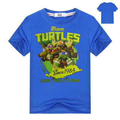 

Ninja Turtles Boys T-Shirts Tee 2018 Summer Short Sleeve Funny t Shirts Kids Cartoon Print Tops Девушки Аниме TShirts 3-13y