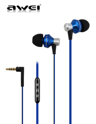

s950vi 3.5mm металла стерео шум изоляции hi - fi в уши наушники музыку гарнитуры наушники с микрофоном тяжелых басс