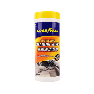 

Goodyear car supplies car wipes antibacterial disinfection cleaning car wipes drum paper towel 35 pieces of non-woven material GY-2997