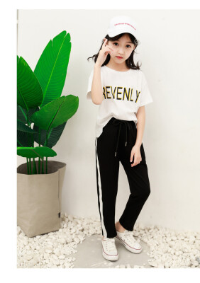 

Childrens clothing 2018 spring new sport pants children leisure pants cotton sweatpant children