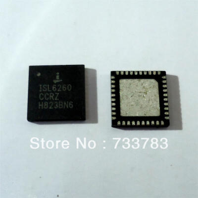 

5pcs/lot INTERSIL ISL6260CCRZ ISL6260C ISL6260 QFN Multiphase PWM Regulator for IMVP-6+ Mobile CPUs