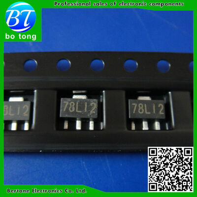 

50pcs Free Shipping 78L12 12V SOT-89 78L12