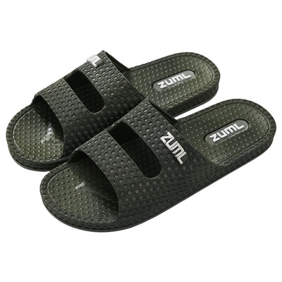 

Antarctic Nanjiren slippers male couple home bathroom shower sandals dark blue 45 yards 19D007