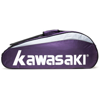 

Kawasaki TCC-047 TennisBadminton Racket Bag Purple 3 6 Rackets