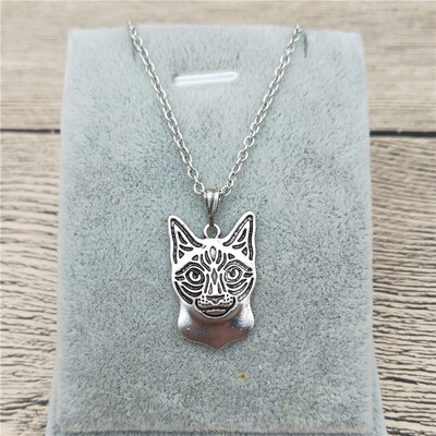 

New Siamese Cat movement Necklace Trendy Style Siamese Cat movement Pendant Necklace Women Fashion Pet Cat Jewellery