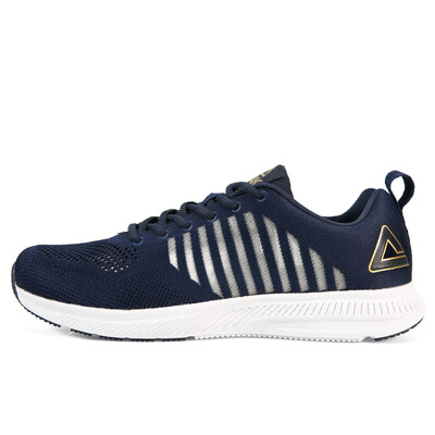 

PEAK mens running shoes lightweight breathable professional sports shoes DH720861 Navy 43 yards