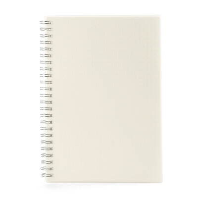 

East Georgia BE02 PP transparent frosted double ring notebook