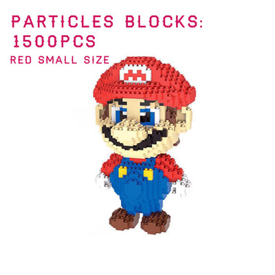 

4500 Pcs Big Size Cute Super Mario Bros DIY Creative Bricks Toy Child Educational Wange Building Block Brick Juguetes