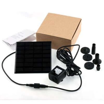 

Solar Power Fountain Pool Water Pump Garden Sun plants watering outdoor