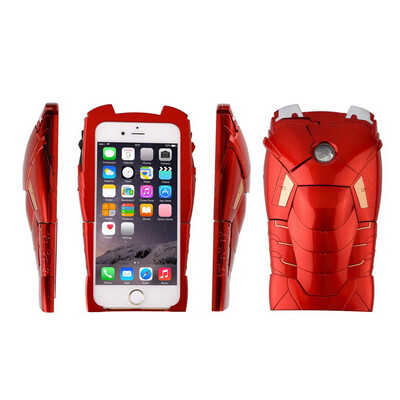 

3D Marvel Ironman Hard Back Cover Case Call LED Light Up Case For iPhone 6