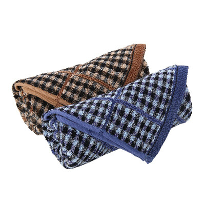 

Gold Bedding Home Textiles Red Gold Small G1206 cotton towel 2 pieces of blue brown