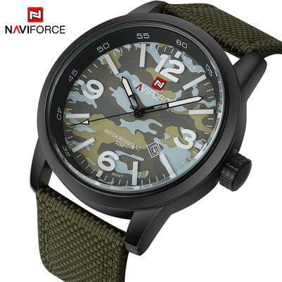 

New Military Watches Luxury Brand NAVIFORCE Men Army Military Watches Mens Quartz Clock Male Fashion Sports Wrist Watch Relogio