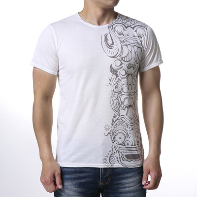 

Fashion Dragon Printing Short Sleeve T-shirt for Men