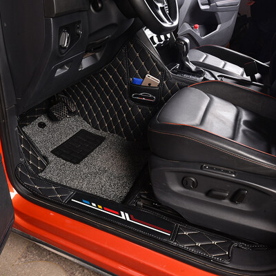 

O beautiful AYM all surrounded by silk double-layer bag door car mat Toyota Corolla dedicated elegant black gray