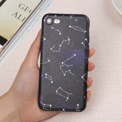 

Модные звезд созвездия Мягкий тонкий задняя крышка для iphone 5 5s se x Луна силиконовые ультра тонкий чехол для IPhone 6 7 8 плюс