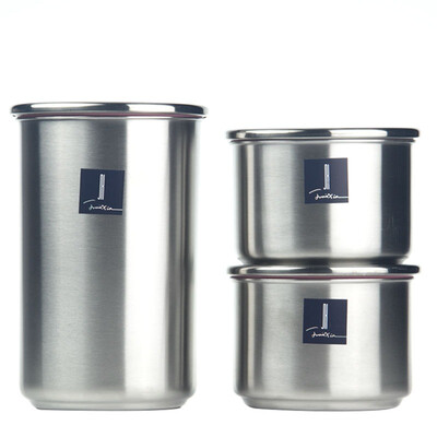 

Buildings Stainless Steel Storage Boxes 3pcs 480ML 480ML 1100ML J-469