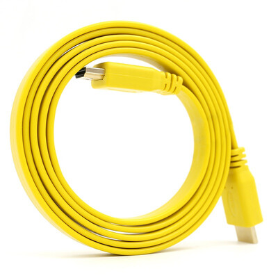 

Hyundai HYUNDAI HY-HD15SHDMI digital high-definition adapter 14 version of pure copper 24k gold-plated connector 15 m yellow
