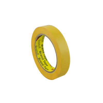 

3M 244SP yellow textured paper high temperature spray masking tape 15 mm wide 50 m long 008 mm thick