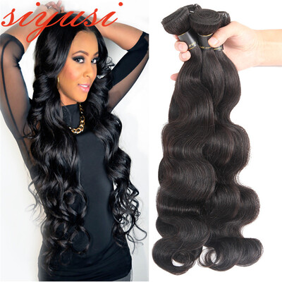 

4 Bundles Бразильская волна тела Бразильская Virgin Hair 7A Grade Virgin Unprocessed Human Hair 100г Бразильские палочки для волос для волос