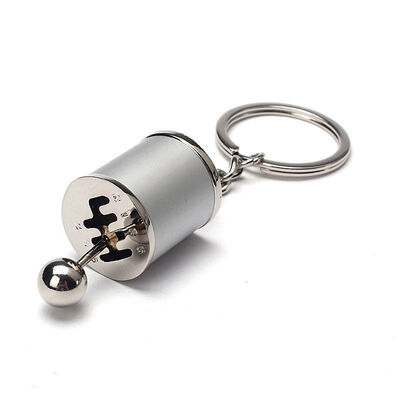 

Металлическая коробка передач Shifter Key Chain Fob Ring для автомобилей 6-скоростная модель Keychain