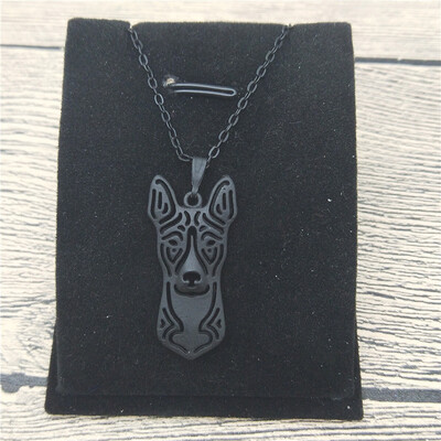 

New Basenji Necklace Trendy Style Basenji Pendant Necklace Women Fashion Pet Jewellery Animal Dog Jewellery