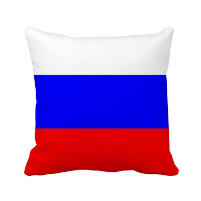 

Russia National Flag Europe Country Square Throw Pillow Insert Cushion Cover Home Sofa Decor Gift