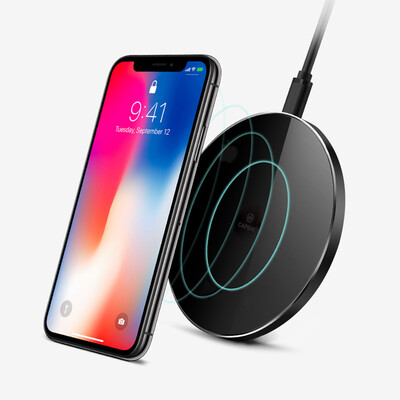 

Capshi Apple 8X Wireless Charger Qi Wireless Fast Charger Universal QC20 Android Phone USB Charging Stand for iPhoneX8PlusSamsung 8edge
