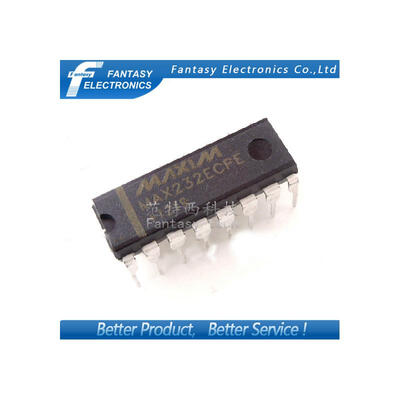 

5PCS MAX232ECPE DIP16 MAX232E DIP MAX232 RS-232 Drivers/Receivers new and original free shipping