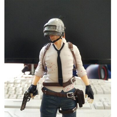 

Playerunknowns Battlegrounds PUBG Around 6 inch doll figure spot to eat chicken tonight Metal Fashion Car Weapon model