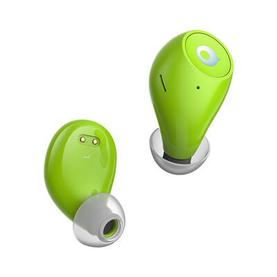 

Air by crazybaby Crazy Boy Air Capsule Fast Charger Wireless Bluetooth Stereo Music Headphone In Ear Hi-Fi Call Headset White