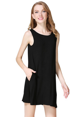 

Womens Swing T-Shirt Dress with Pockets