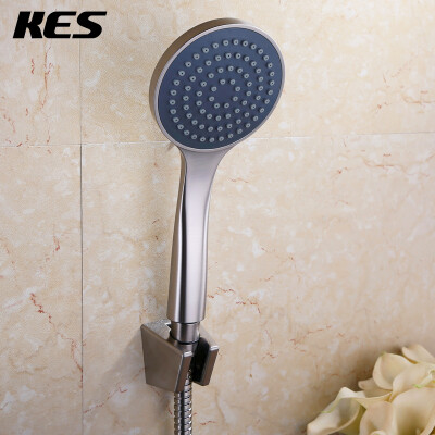 

KES LP105-2 Single-Function Water Saving Handheld Shower Heads With Hose Bracket, Brushed Nickel