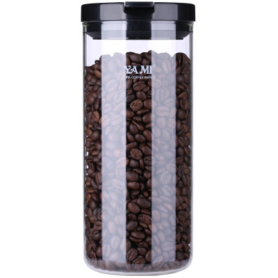 

Yami coffee cans 1200cc glass seal YM215 black