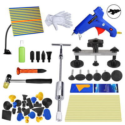 

PDR Tools Kit 2in1 Dent Puller Paintless Dent Repair Tool Auto Pulling Bridge Reflector Tool Kit For Car Hand Tools Herramientas
