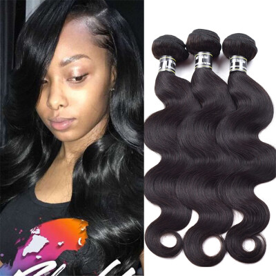 

Amazing Star Body Wave Bundles Indian Virgin Hair Body Wave 3 Bundles Grade 7A Unprocessed Human Hair Extensions Thick&Soft