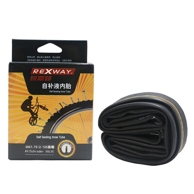 

Ruisi Road REXWAY bicycle self-repairing explosion-proof inner tube mountain bike inner tube 26 inch 175 195 2125 universal beauty mouth tire