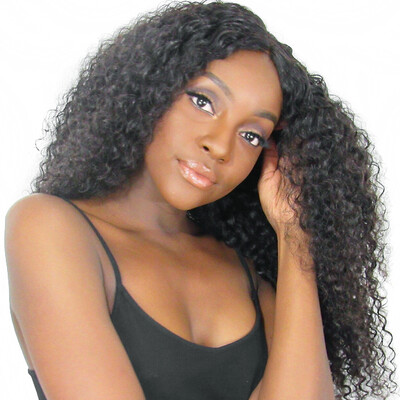 

YVONNE 180% Плотность Малайзии Curly Virgin человеческих волос кружева передних парики для черных женщин естественный цвет Бесплатная доставка