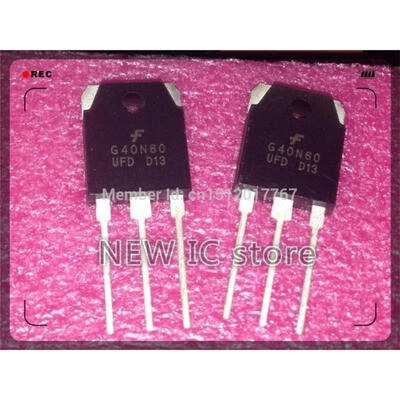 

Free Shipping 10PCS SGH40N60UFD G40N60UFD G40N60 IGBT Transistors 100NEW